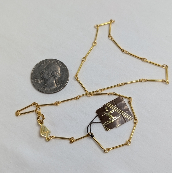 New Vintage Biagi Gold Necklace - Picture 7 of 7